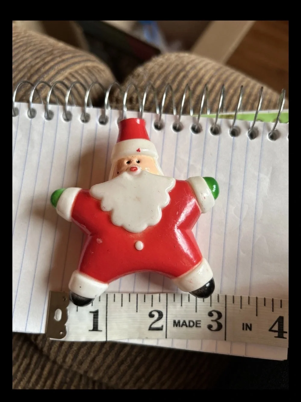 Vintage blow mold light covers Red Santa Star  set of 20